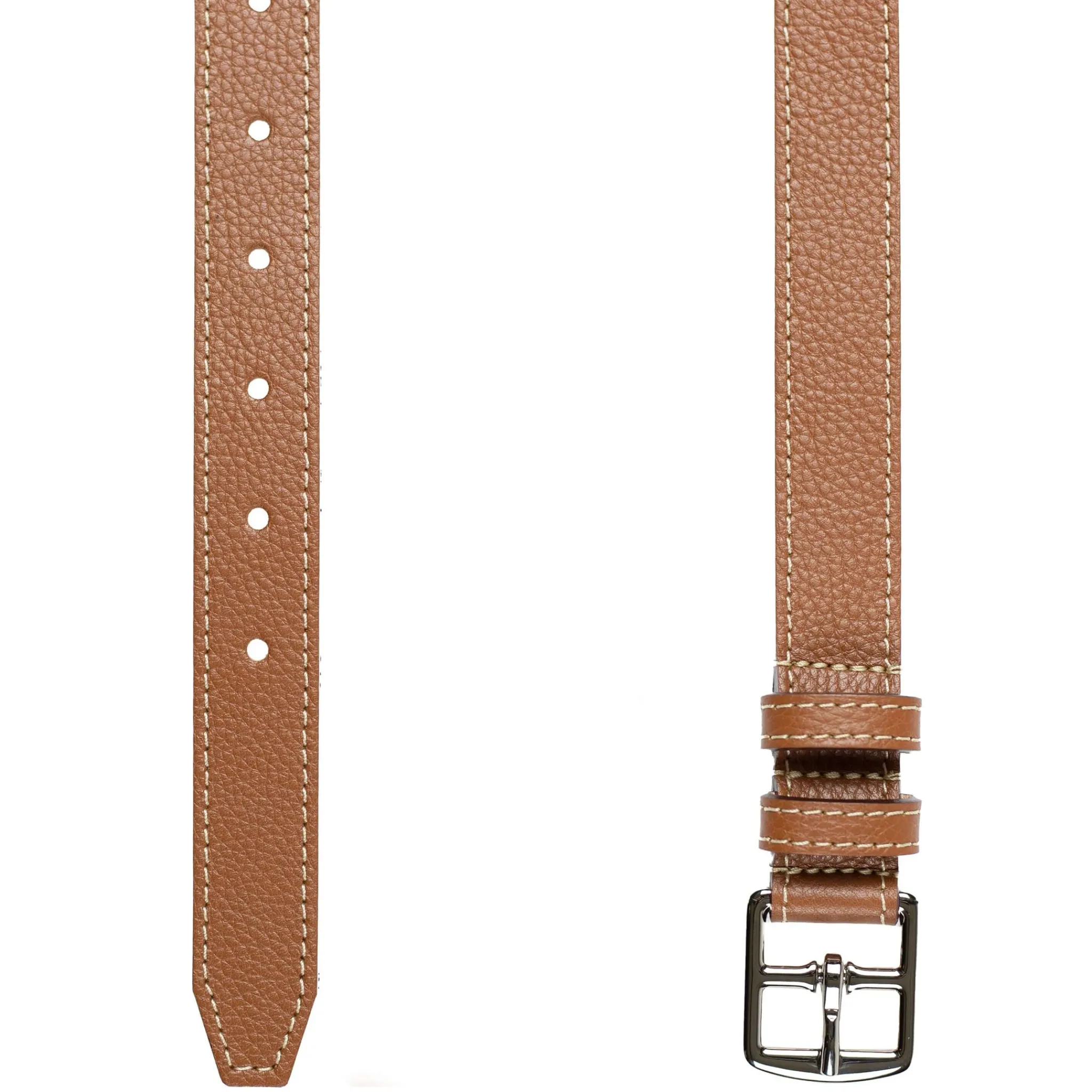 Maison Berthille Ceintures Cuir Grainé / Étrivières | Ceintures>Ceinture Mini Étrivière Cuir 25mm | Coloris au Choix | réf. 3601