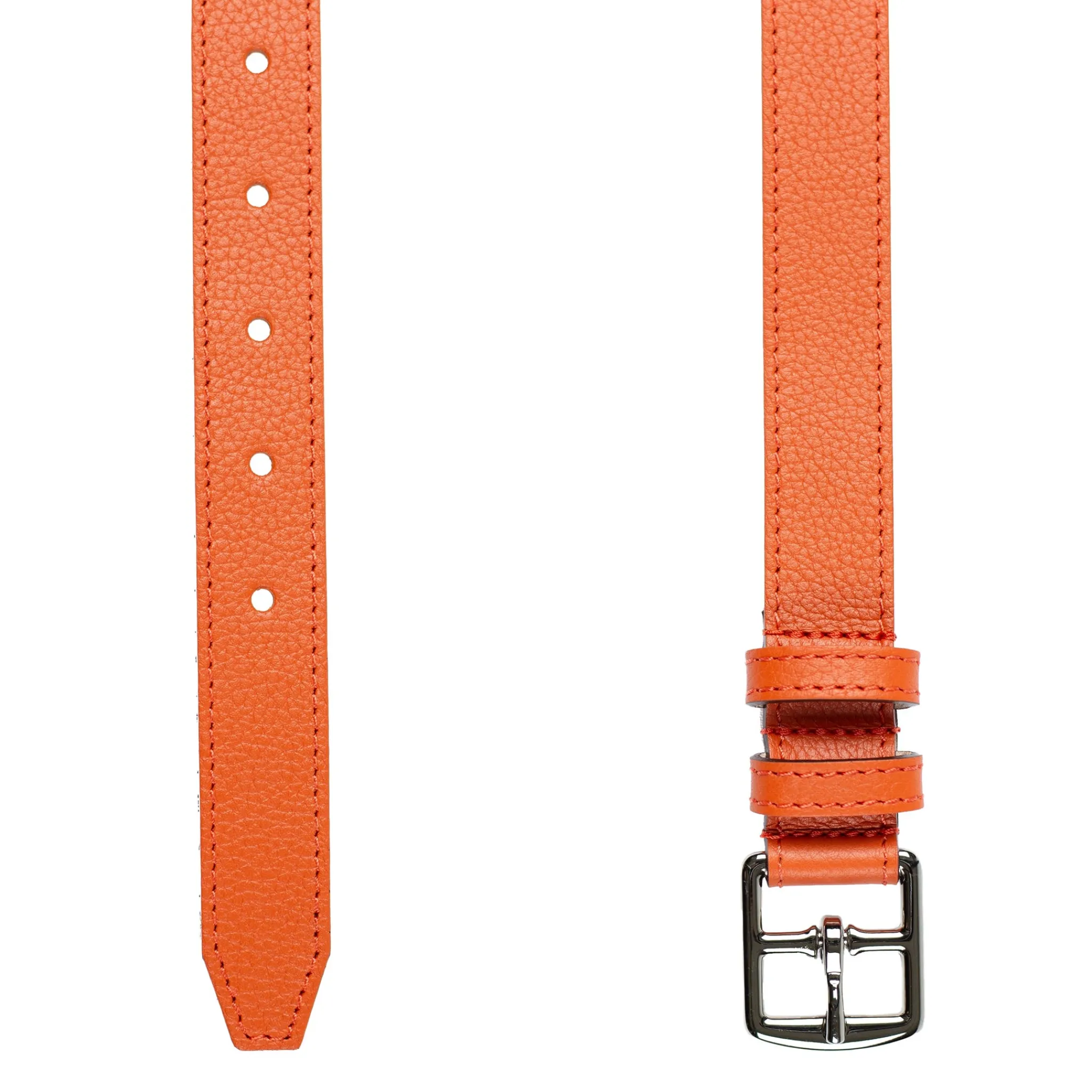 Maison Berthille Ceintures Cuir Grainé / Étrivières | Ceintures>Ceinture Mini Étrivière Cuir 25mm | Coloris au Choix | réf. 3601