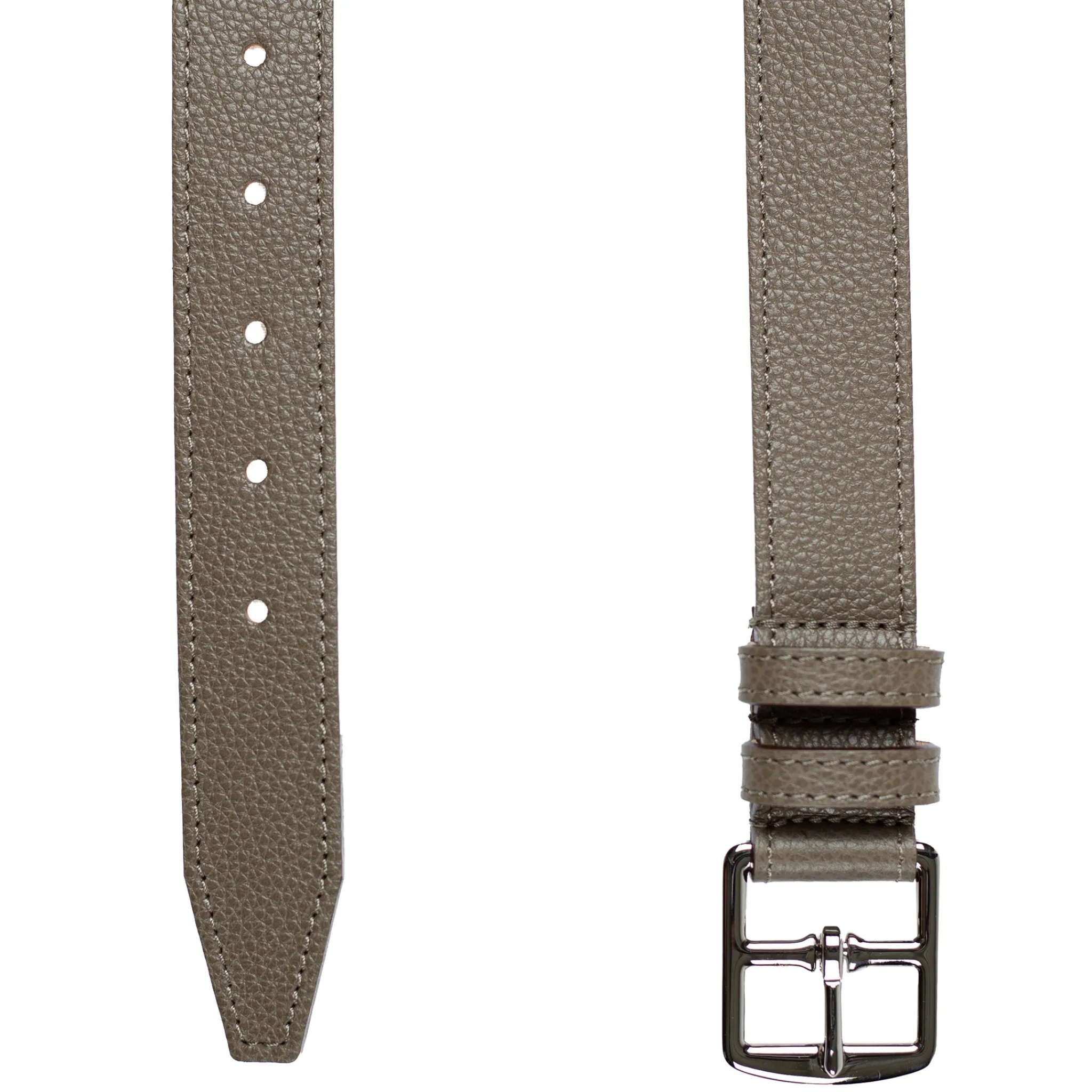 Maison Berthille Ceintures Cuir Grainé / Étrivières | Ceintures>Ceinture Petite Étrivière Cuir 30mm | Coloris au Choix | réf. 3327