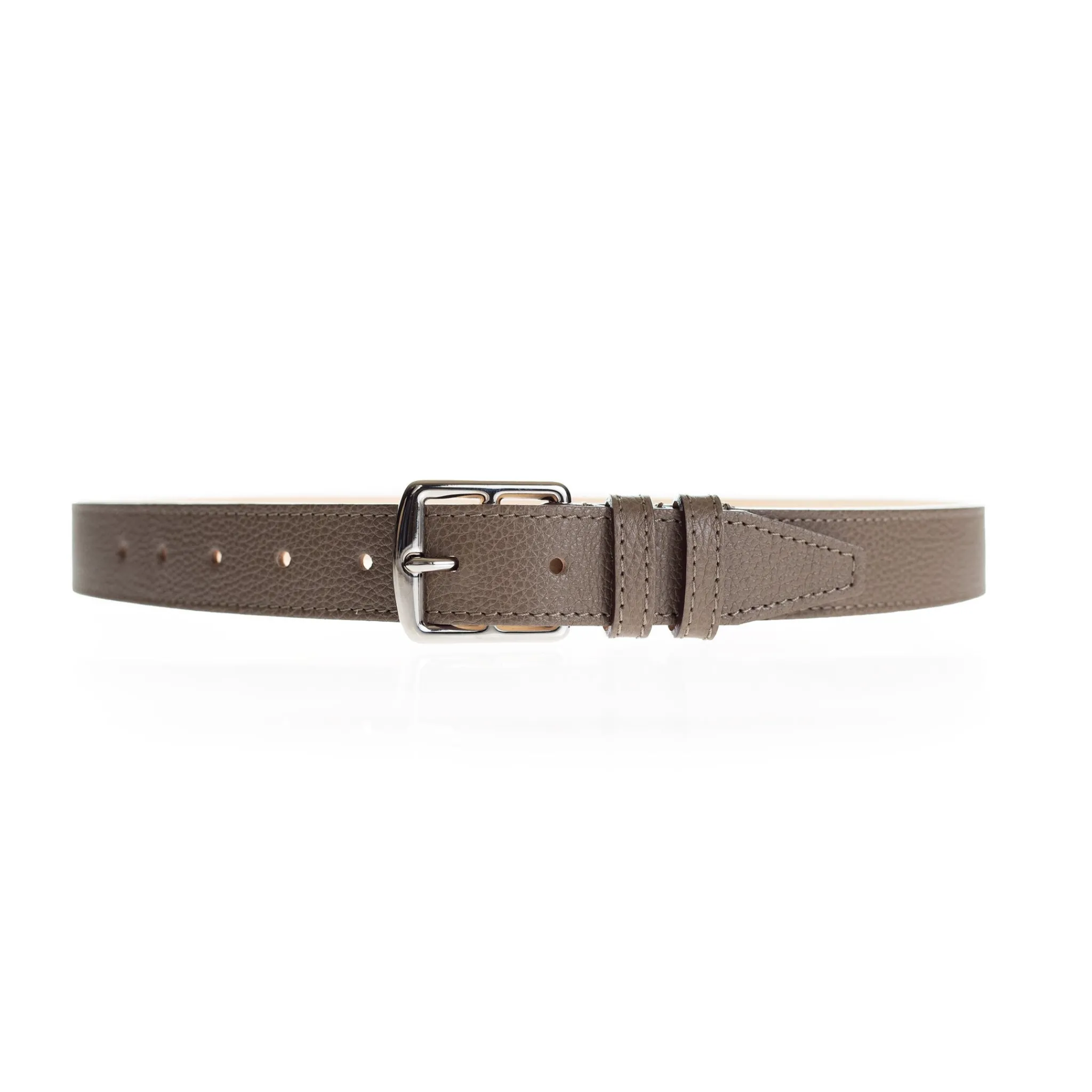 Maison Berthille Ceintures Cuir Grainé / Étrivières | Ceintures>Ceinture Petite Étrivière Cuir 30mm | Coloris au Choix | réf. 3327