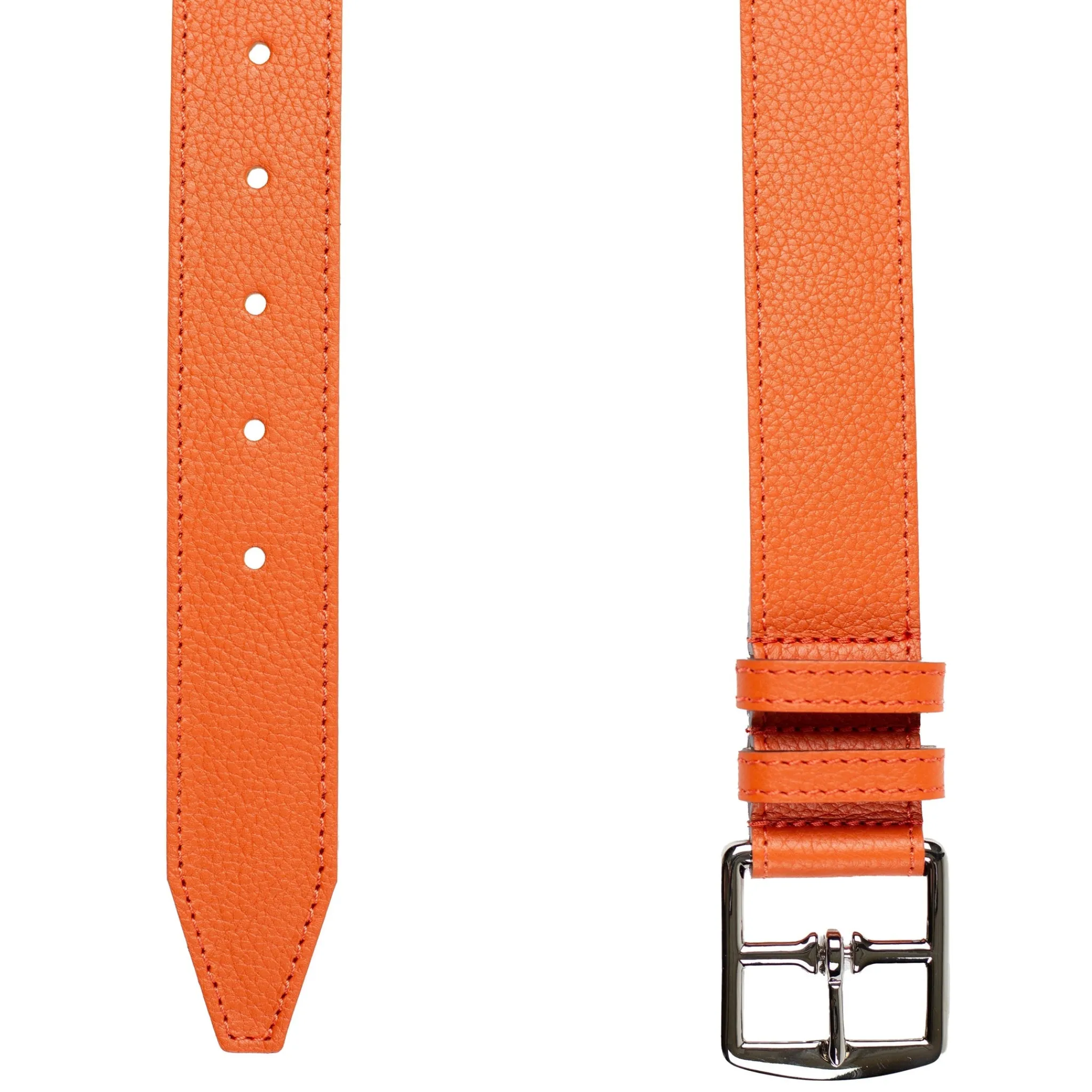 Maison Berthille Ceintures Cuir Grainé / Étrivières | Ceintures>Ceinture Petite Étrivière Cuir 30mm | Coloris au Choix | réf. 3327