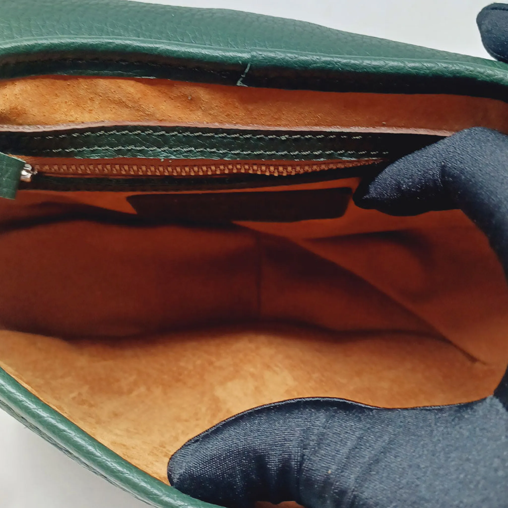 Maison Berthille Petits Sacs À Main | Sacs Bandoulière>Petit Sac à main Vert Petit Saint Honoré |