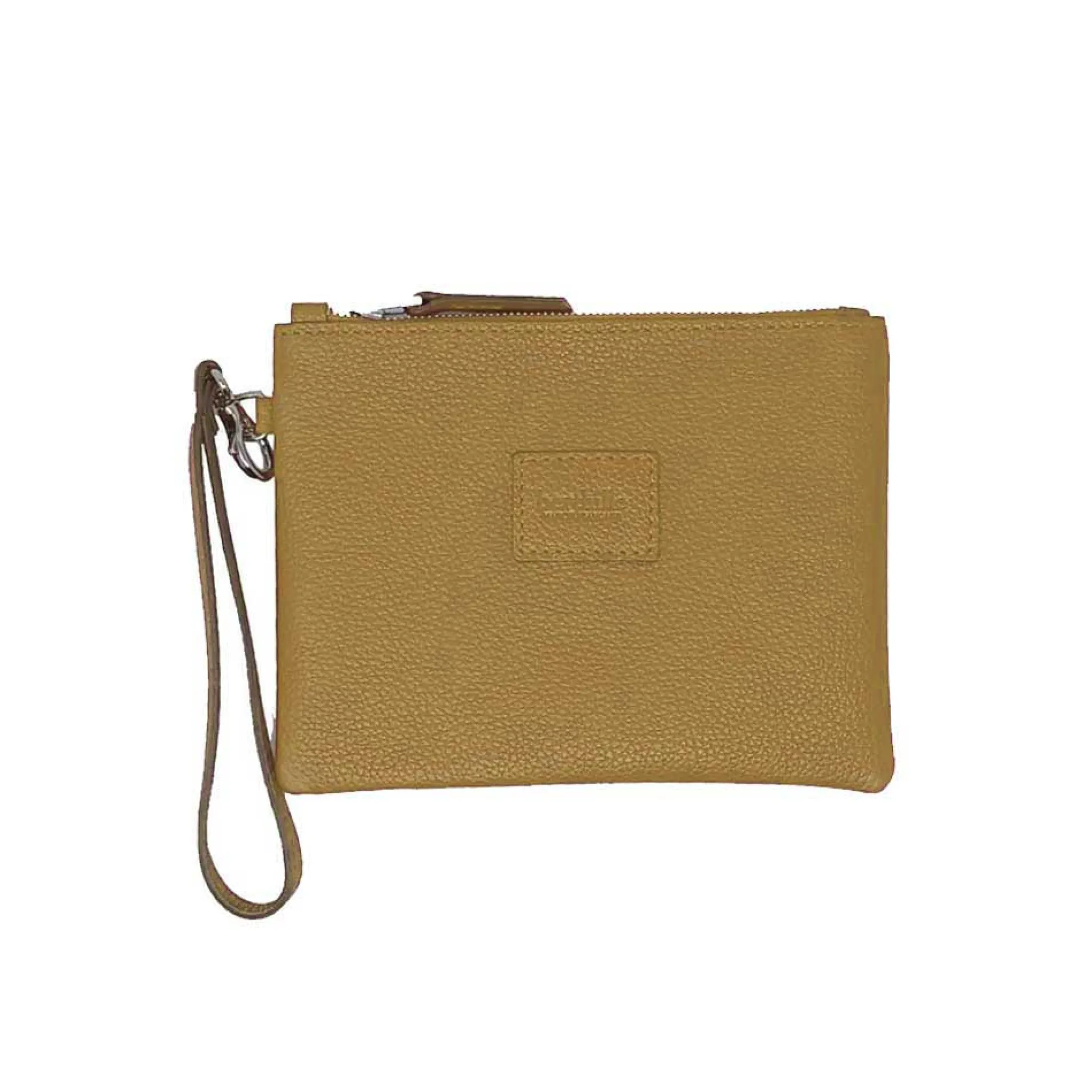 Maison Berthille Petite Maroquinerie / Accessoires Et Porte Monnaie>Pochette Cuir Pleine Fleur avec Dragonne | Grand Format