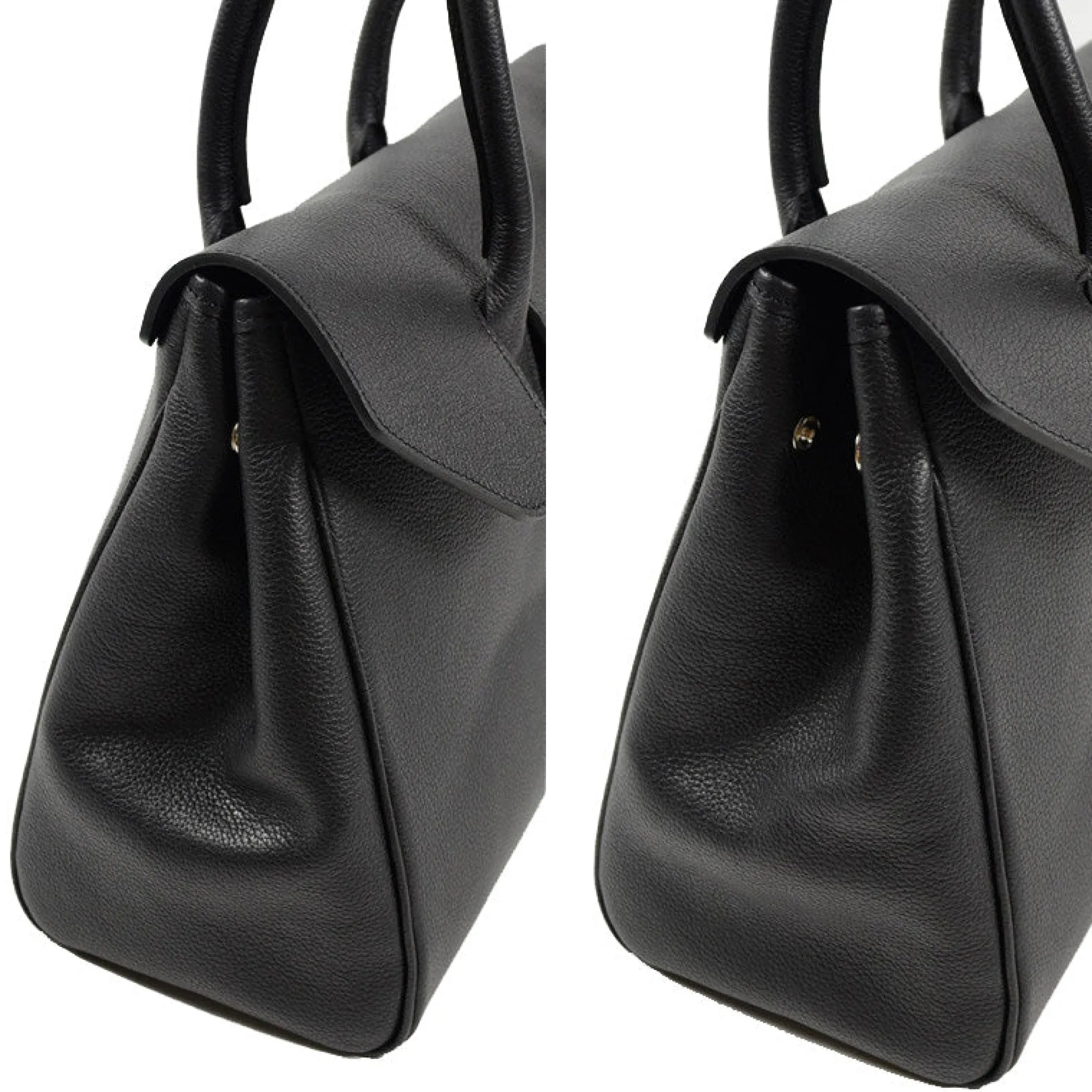 Maison Berthille Cabas & Grands Sacs À Main | Sacs>Sac à main Business Cortina en cuir grainé |