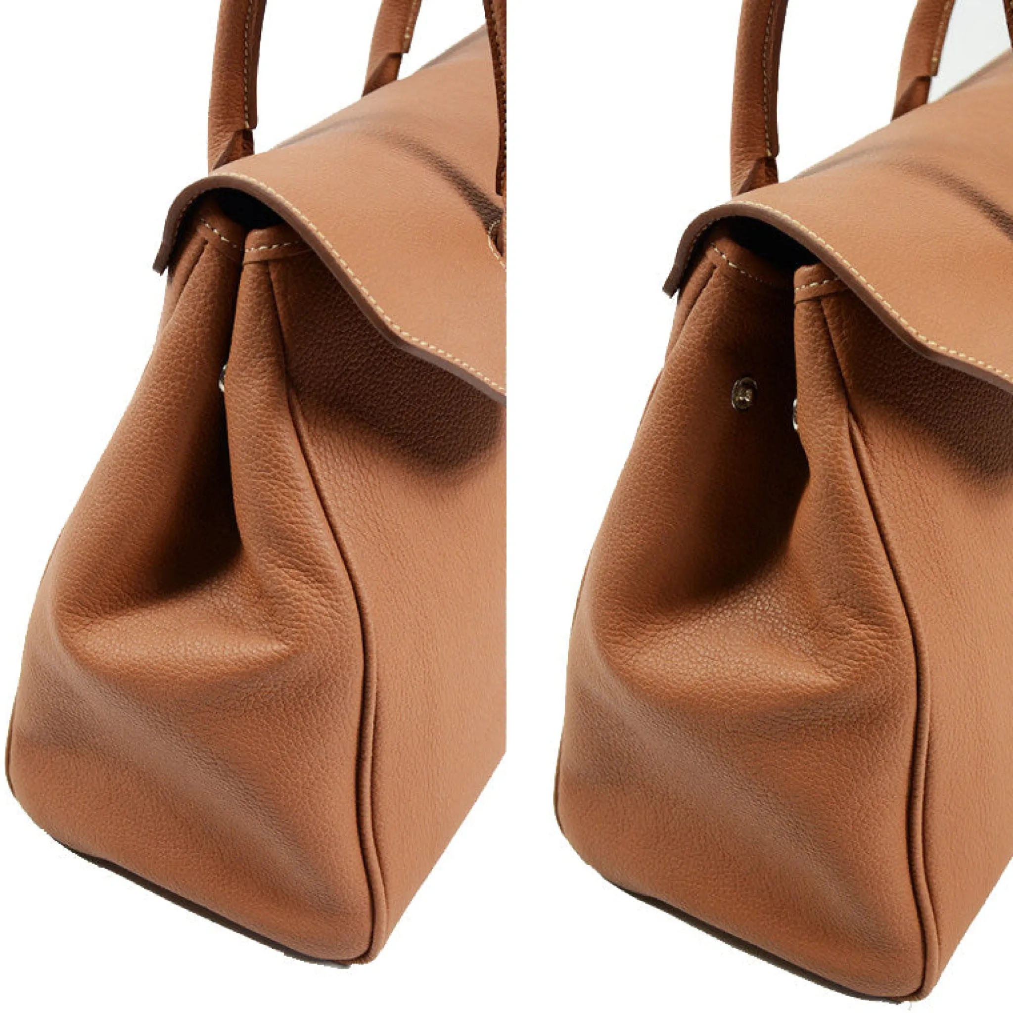 Maison Berthille Cabas & Grands Sacs À Main | Sacs>Sac à main Business Cortina en cuir grainé |