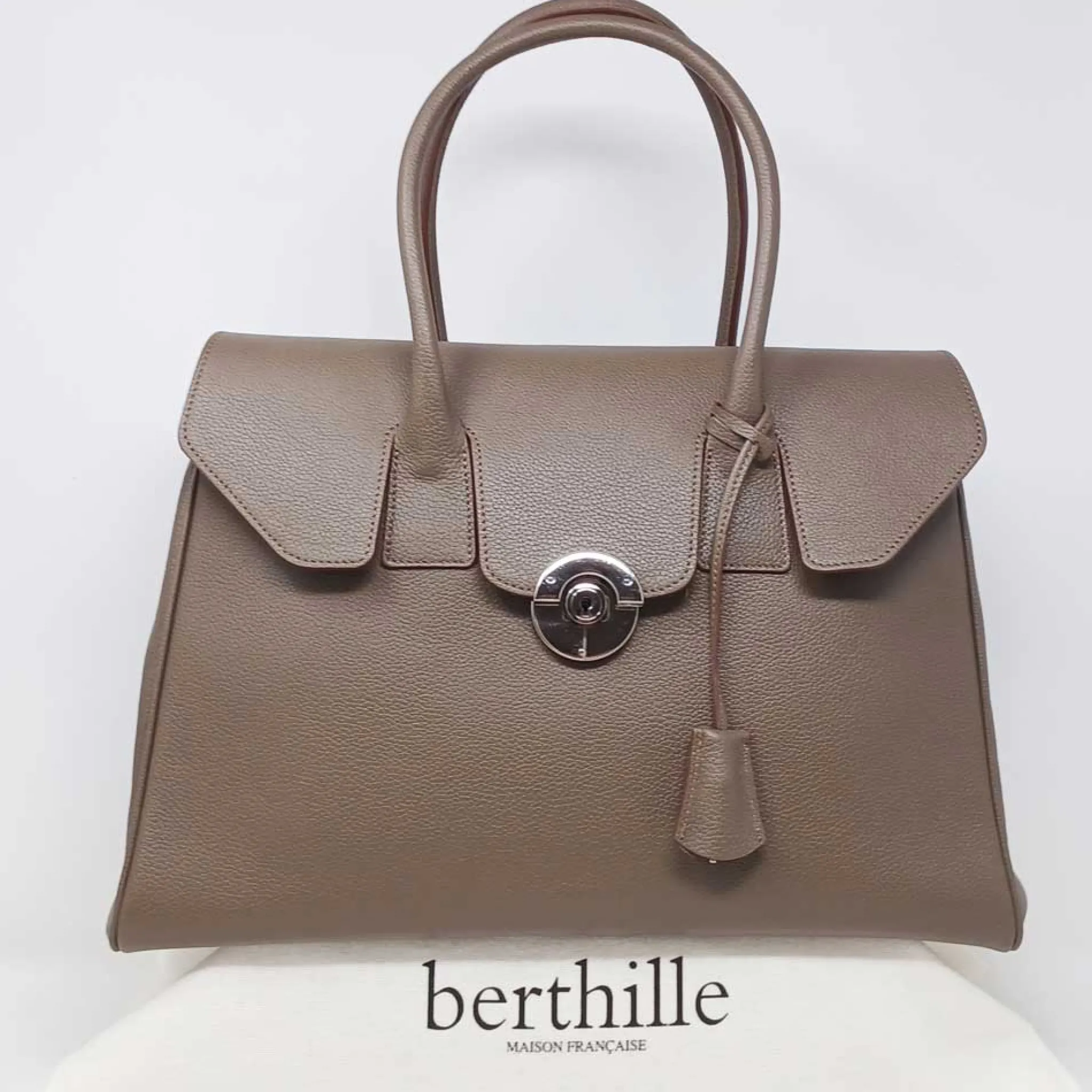 Maison Berthille Cabas & Grands Sacs À Main | Sacs>Sac à main Business Cortina en cuir grainé |