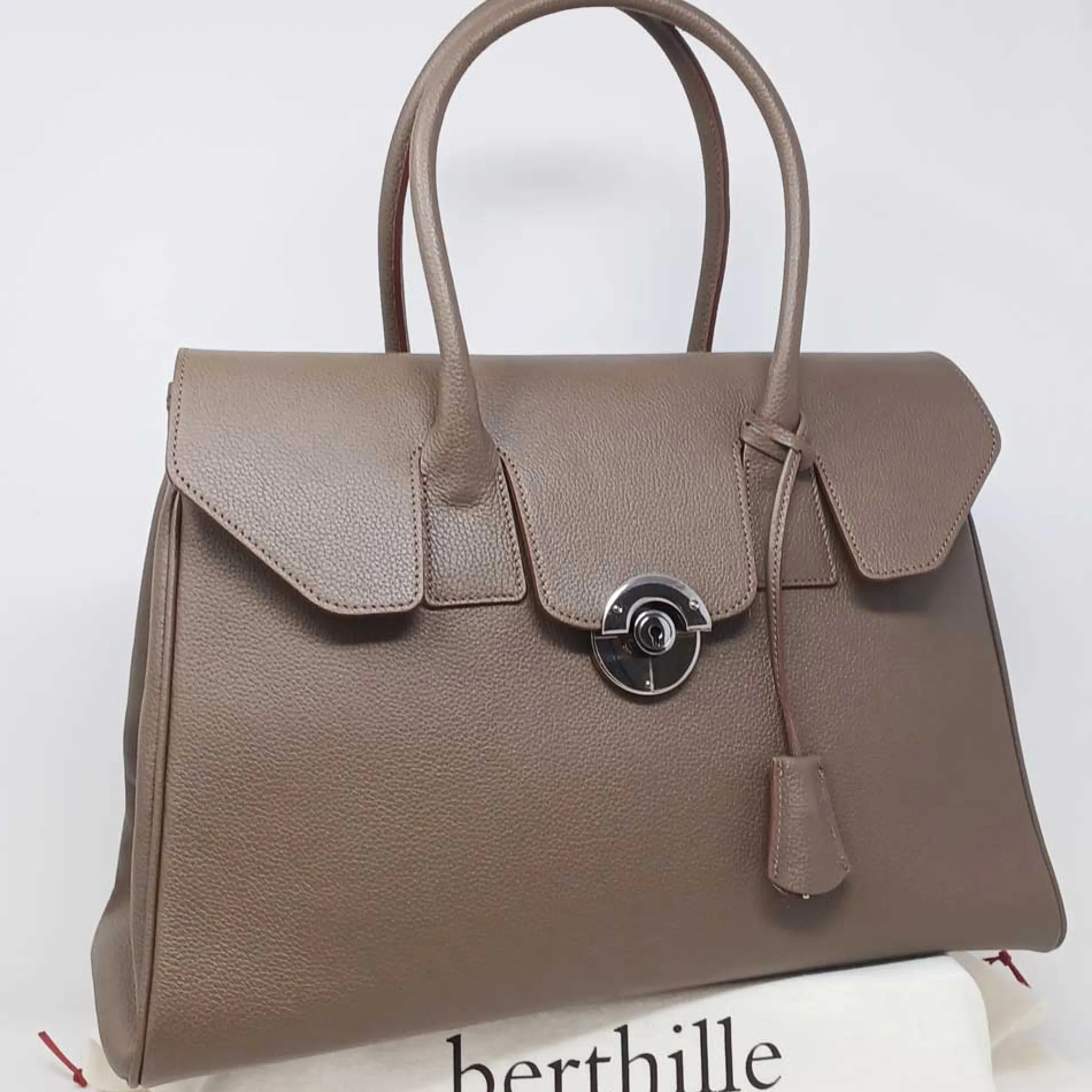 Maison Berthille Cabas & Grands Sacs À Main | Sacs>Sac à main Business Cortina en cuir grainé |