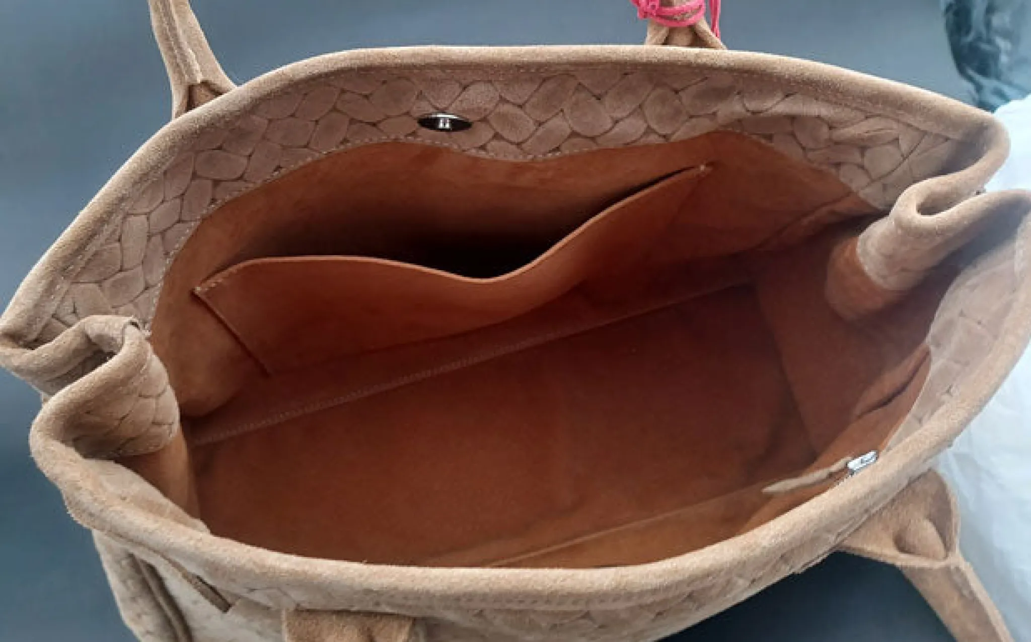 Maison Berthille Sacs>Sac à main Saint Moritz Velours Tressé Soul |
