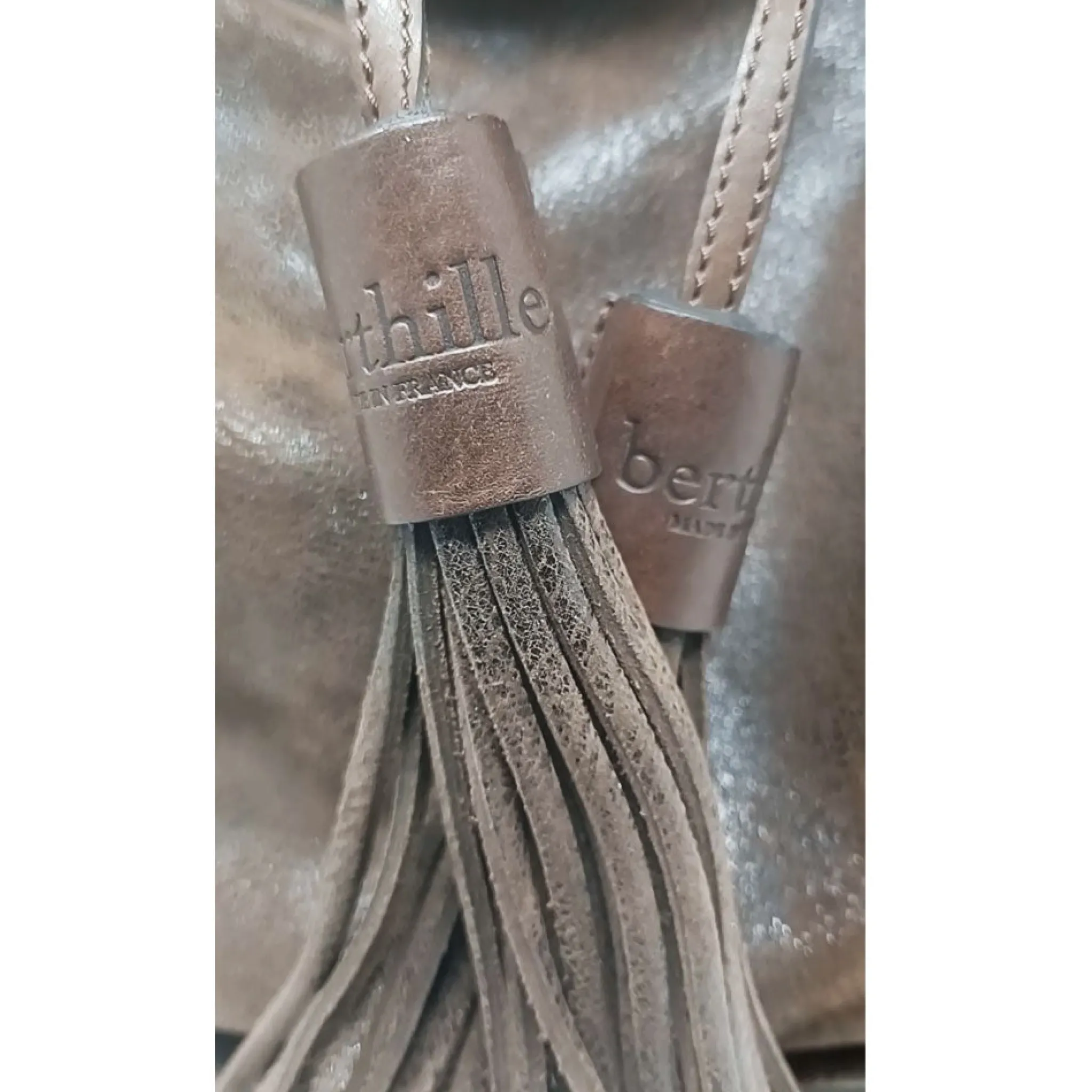 Maison Berthille Cabas & Grands Sacs À Main>Sac en Cuir Vieilli Marron | Porté Épaule | Hermine