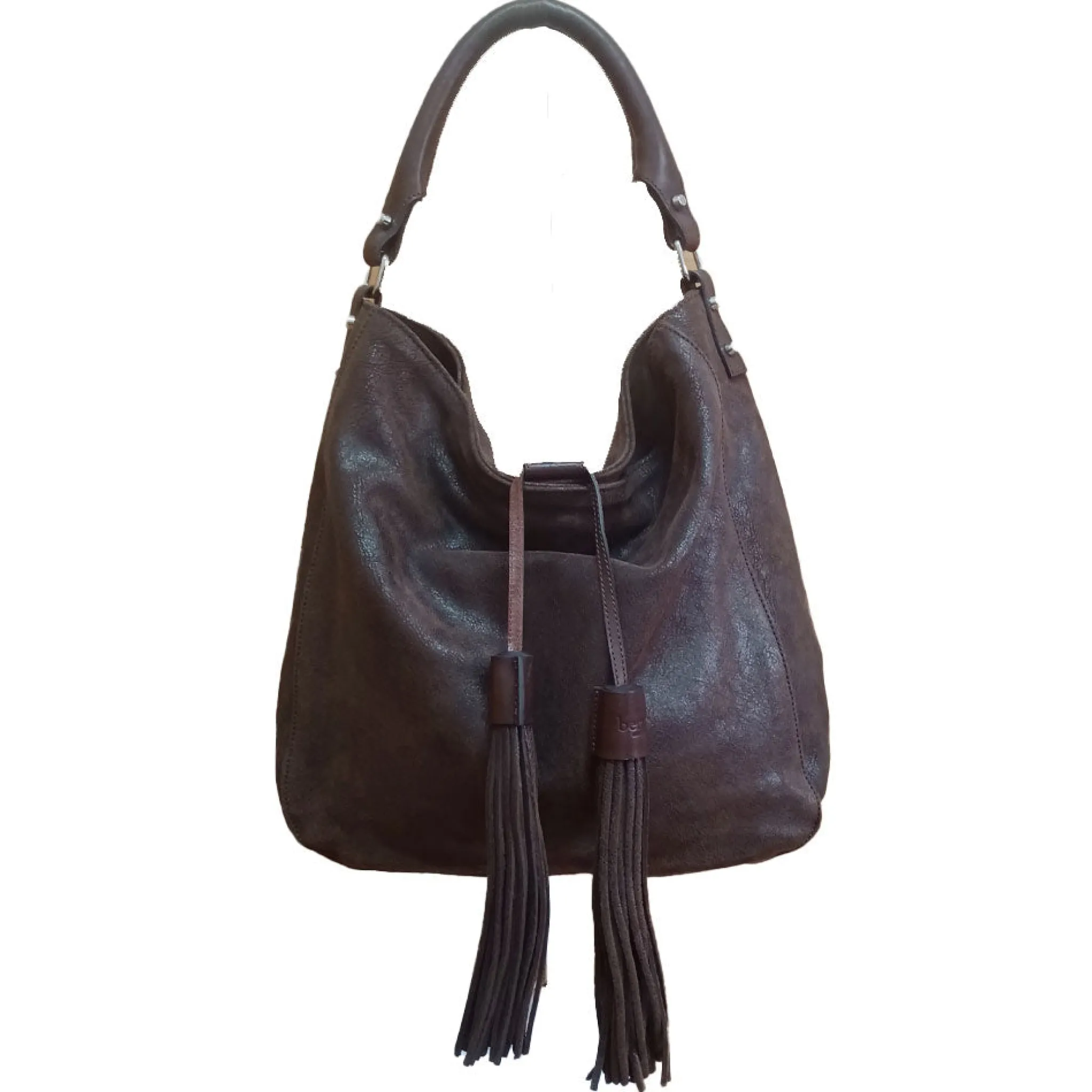 Maison Berthille Cabas & Grands Sacs À Main>Sac en Cuir Vieilli Marron | Porté Épaule | Hermine